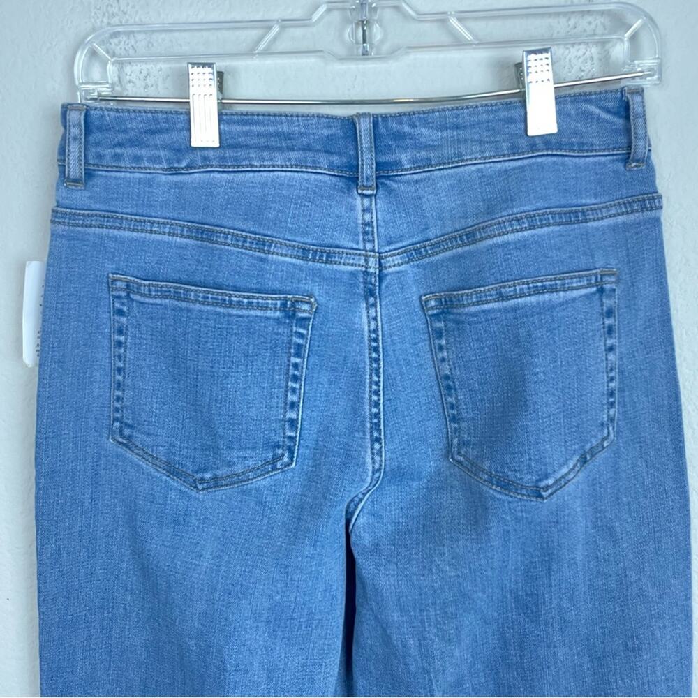 LOGO Blue Tie Dye NWOT Cropped  Boyfriend Jeans 4 - Picture 6 of 10